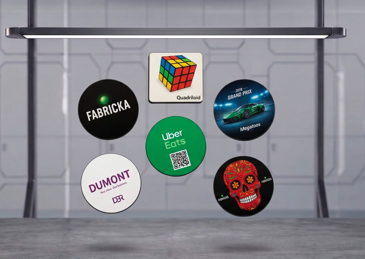 Posavasos personalizados en diferentes formas